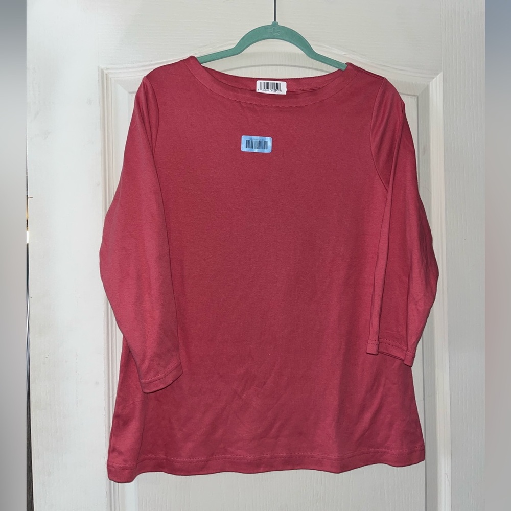 Womens 3/4 sleeve top